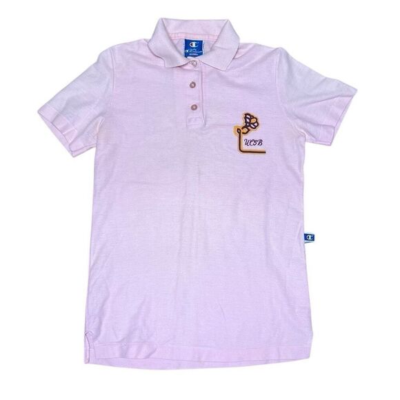 American Vintage 80s Lady Champion University of California Santa Barbara Polo S - Picture 1 of 8